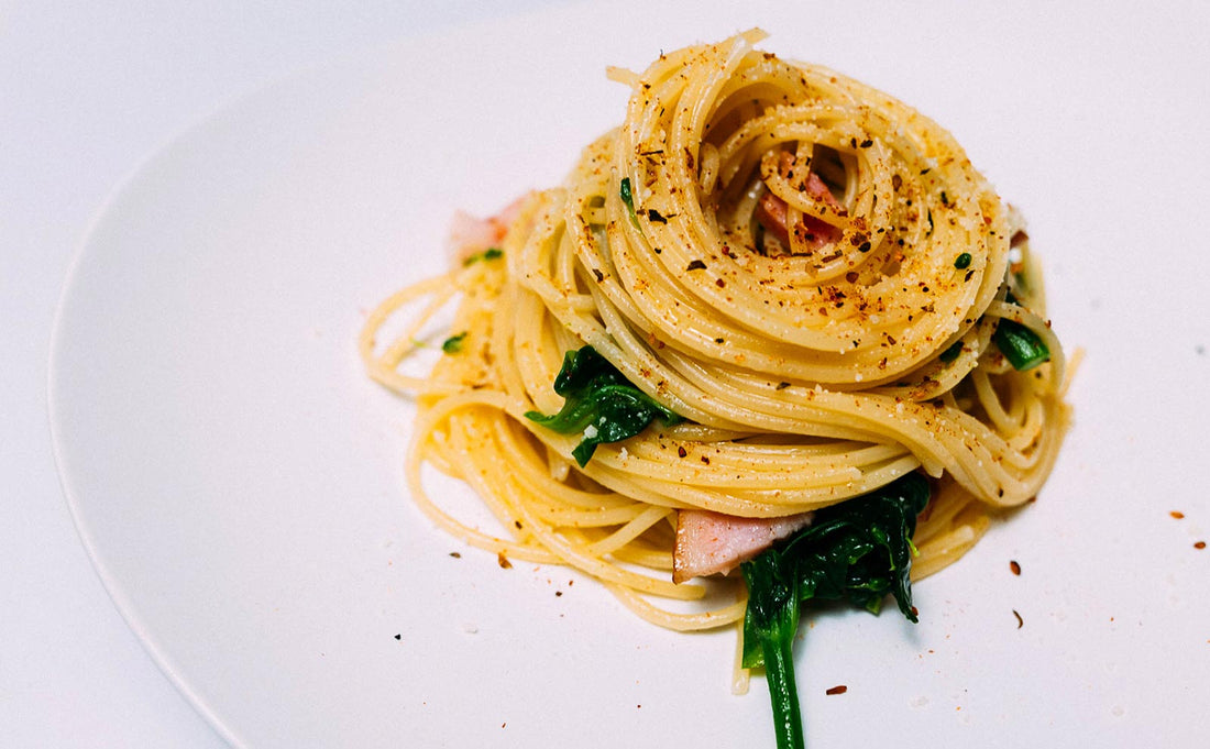 菜の花とベーコンのパスタ