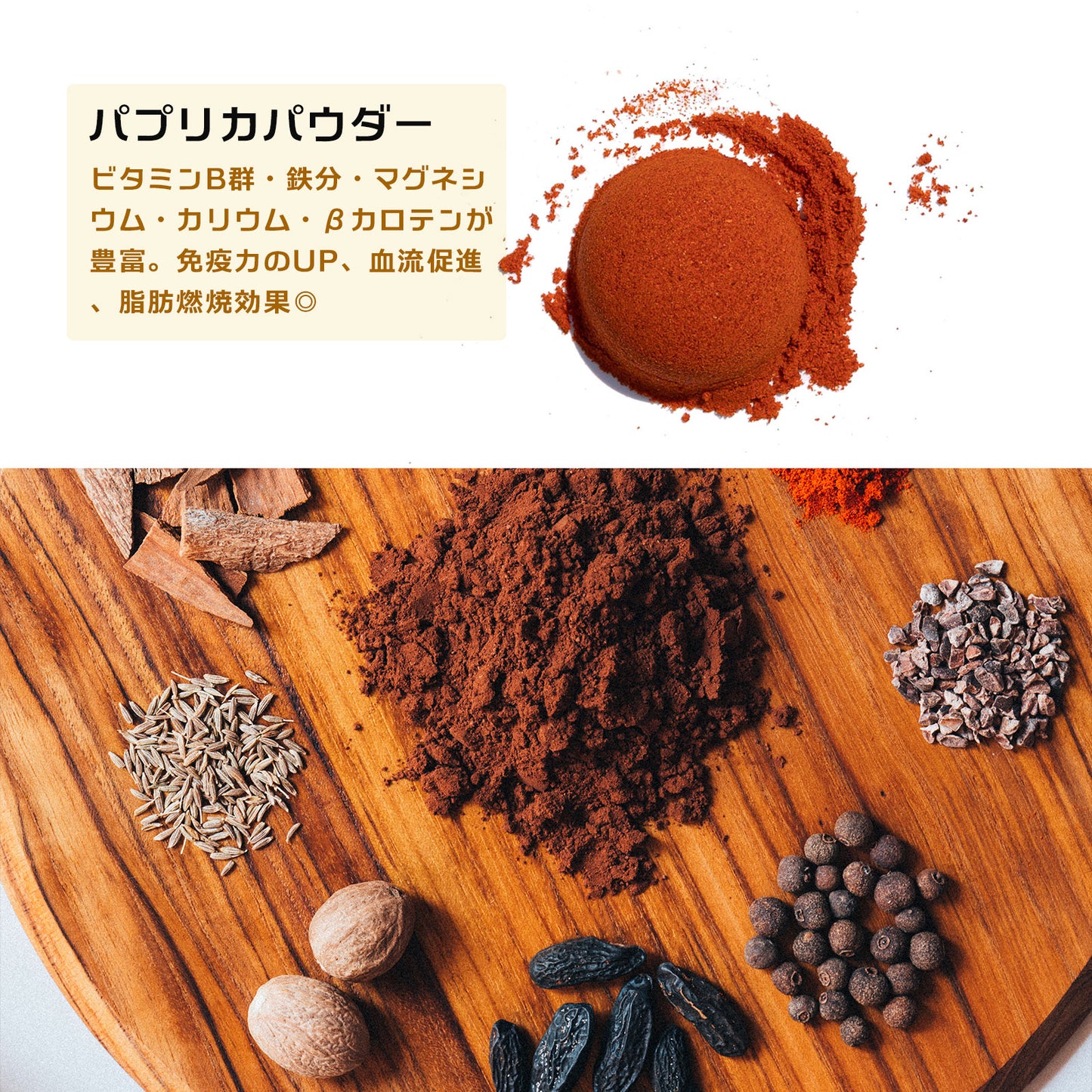 the cocoa「ハイカカオとスパイスのココア」/84g