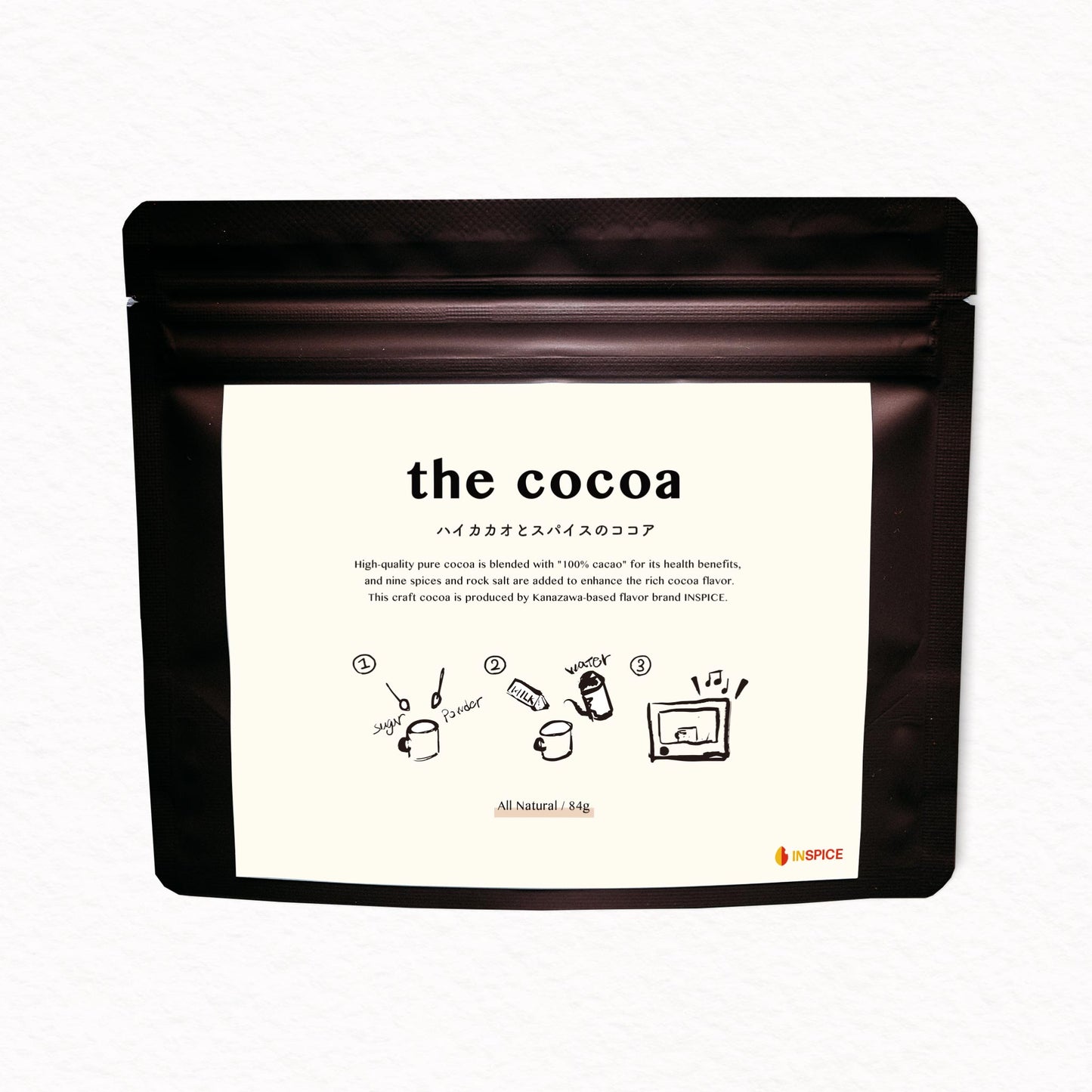 the cocoa「ハイカカオとスパイスのココア」/84g