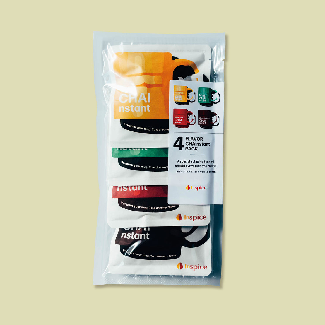 4 FLAVOR CHAInstant PACK「4フレーバー チャインスタント パック」