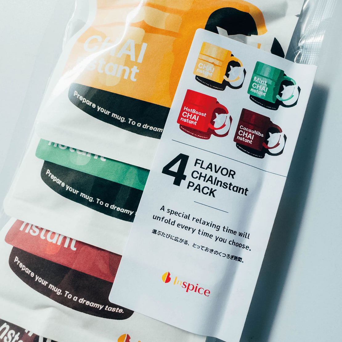 4 FLAVOR CHAInstant PACK「4フレーバー チャインスタント パック」