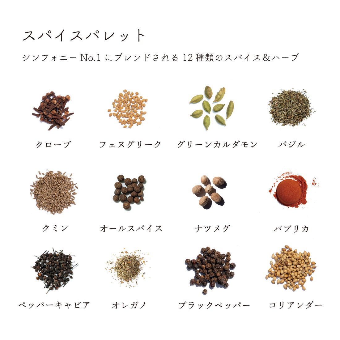 No.1のスパイスパレット